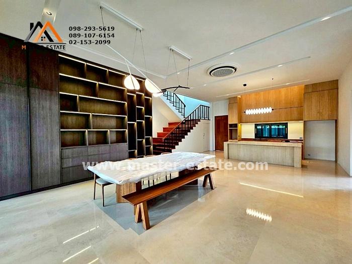 ม.ปัญญาอินทรา P.1 บ้านใหม่มือ 1 ขนาดใหญ่ แปลงมุม แต่งครบพร้อมอยู่ ทรงคุณค่า เนื้อที่ไร่กว่า วัสดุพรีเมี่ยม โครงสร้างแข็งแรง พื้นที่ใช้สอย 1,734.50ตรม. 1