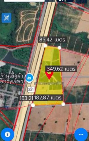ให้เช่าที่ดินระยะยาวบ้านบึงชลบุรี ที่ดินติดถนน 331 เนื้อที่รวม 190-0-67 ไร่ ผังเหลืองเขต eec ชลบุรี 2