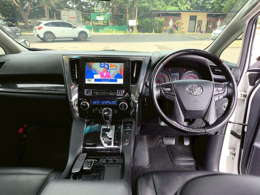 รถเข้าใหม่! TOYOTA VELLFIRE 2.5 ZG Edition Van ปี 2018 (จดทะเบียน 2019) สีขาว 7