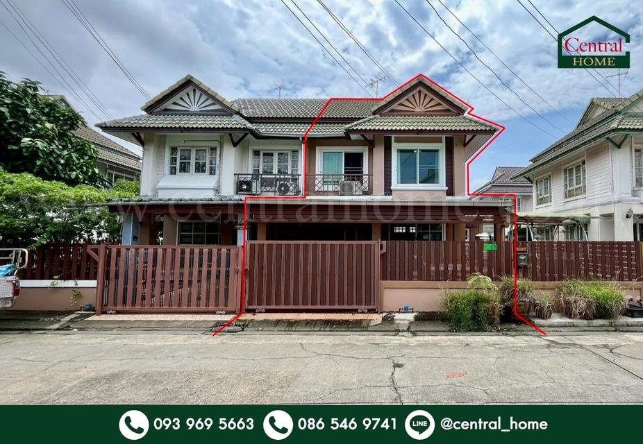 บ้านแฝด พฤกษา 19 ซอยวัดลาดปลาดุก บางบัวทอง  1