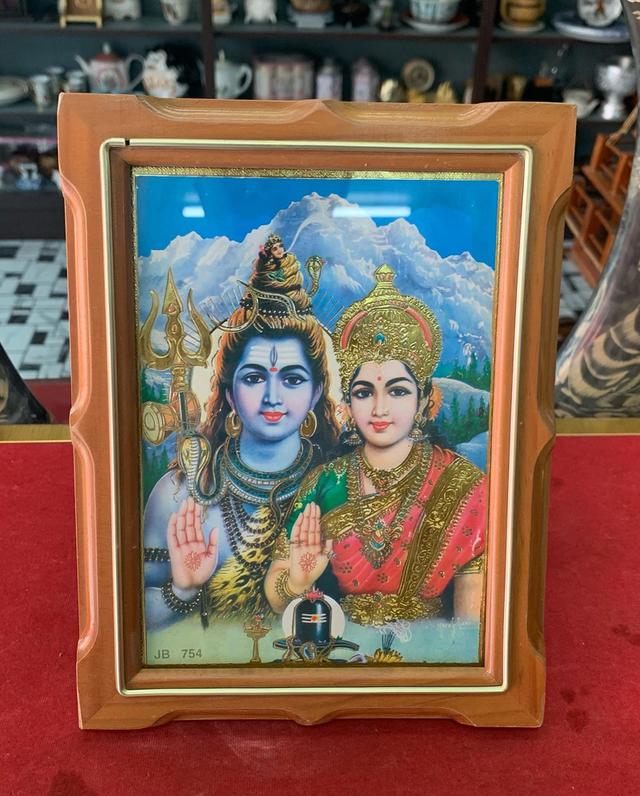 ภาพพระศิวะ พร้อมกรอบไม้
