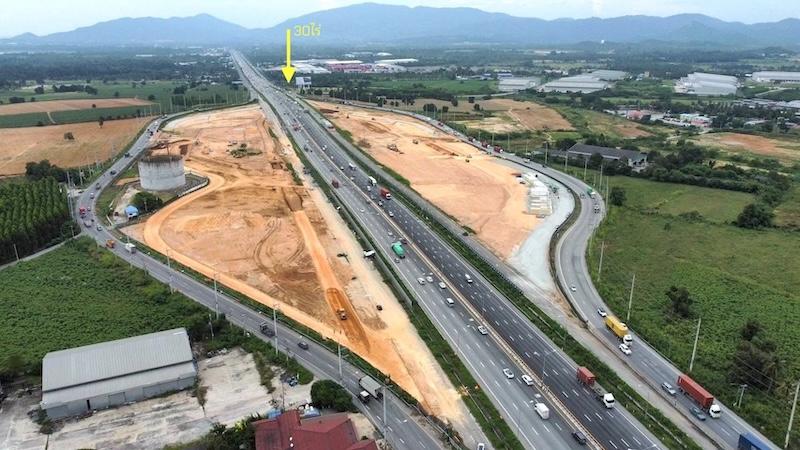 ขายที่ดินศรีราชาเนื้อที่ 30-1-43ไร่ ติดถนนมอเตอร์เวย์ กม.93ใกล้จุดพักรถ มอเตอร์เวย์ M7 ต.สุรศักดิ์ อ.ศรีราชา 6