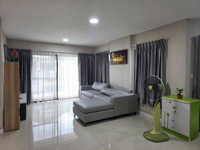 รหัสC7305 บ้านเดี่ยวตกแต่งพร้อมอยู่ย่านสุขาภิบาล 5 หมู่บ้านมัณฑนา เลค วัชรพล เฟอร์ครบพร้อมอยู่ 4