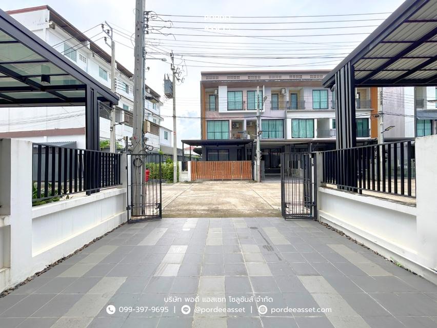 ขาย!! ทาวน์โฮม 3 ชั้น ซิกเนเจอร์ เรสซิเดนท์ ราชพฤกษ์-สวนผัก32 (ขนาด 25.2 ตร.ว. หน้ากว้าง 5.2 ม.) ถ.ปลายบาง บางกรวย นนทบุรี : Signature Residence 18