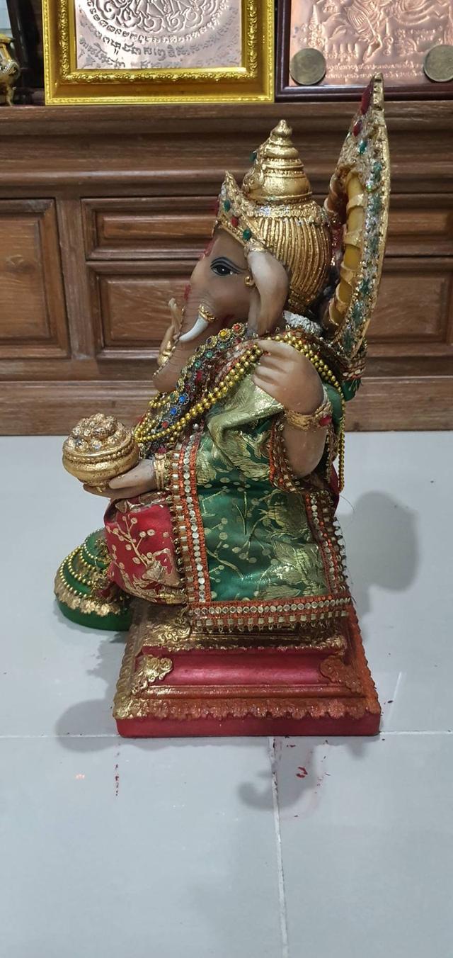 พระพิฆเนศ ปางประทานพร (Blessing Ganesha)ขนาด ฐาน 10" กว้าง 7" สูง 16" รูปที่ 3