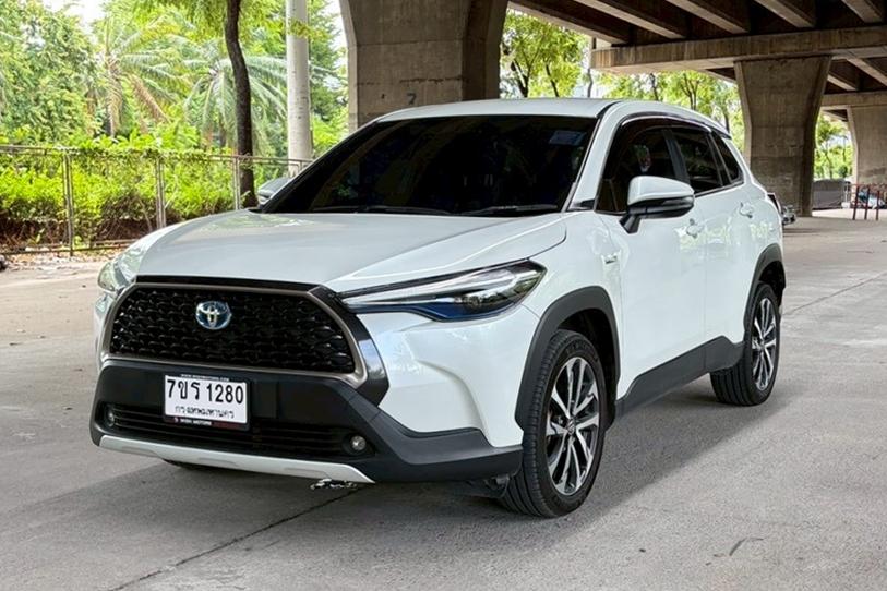 2021 Toyota Corolla Cross 1.8 Hybrid Premium AT รถสวย มือเดียว ป้ายแดง