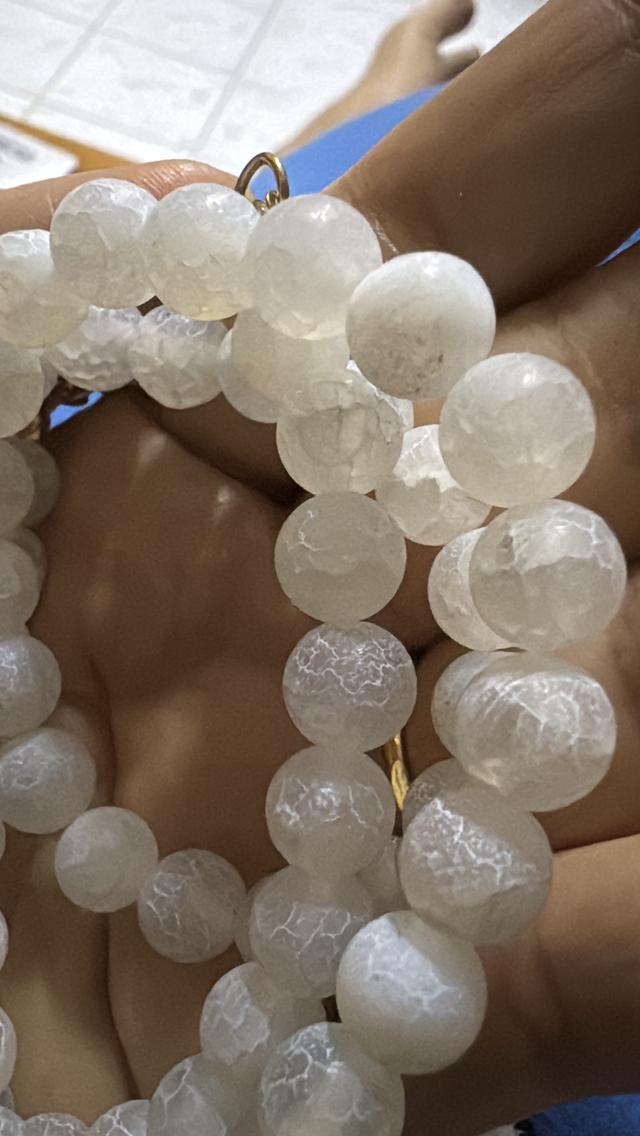 สร้อยคอหยกขาว ลายเกล็ดมังกร งานฝีมือสไตล์วินเทจ รูปที่ 12