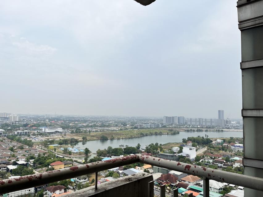 คอนโด เลควิว วิคตอเรีย1 เมืองทองธานี ชั้น 29 วิวทะเลสาบ โล่ง ทิศระเบียงตะวันออกเฉียงเหนือ รับแดดตอนเช้า สำคัญขายถูกมาก ห้องพร้อมเข้าอยู่ 6