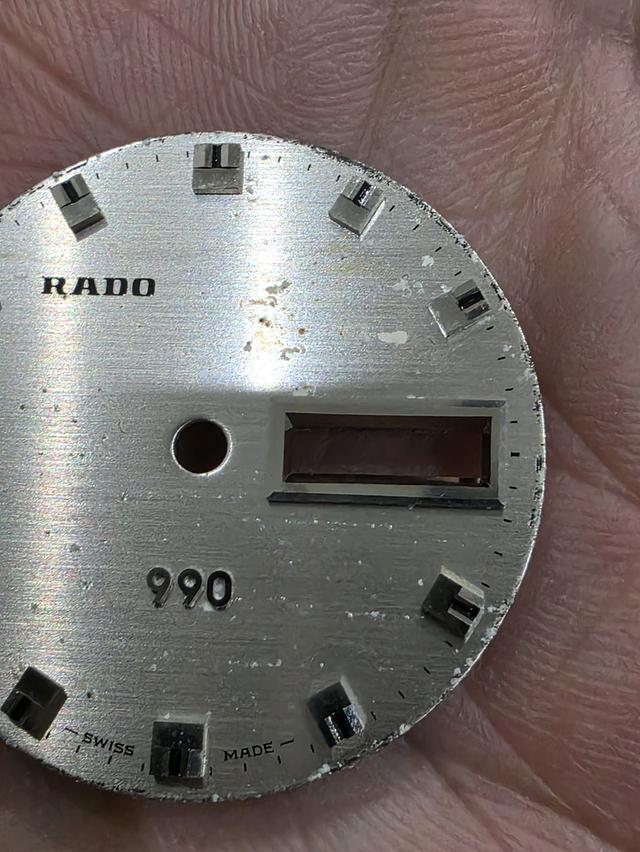 A.อะไหล่ หน้าปัด นาฬิกา RADO ราโด้ WATCH FACE ของเก่าเก็บ สวยหายาก รุ่นเก่า ขายตามสภาพ พร้อมส่ง รูปที่ 5
