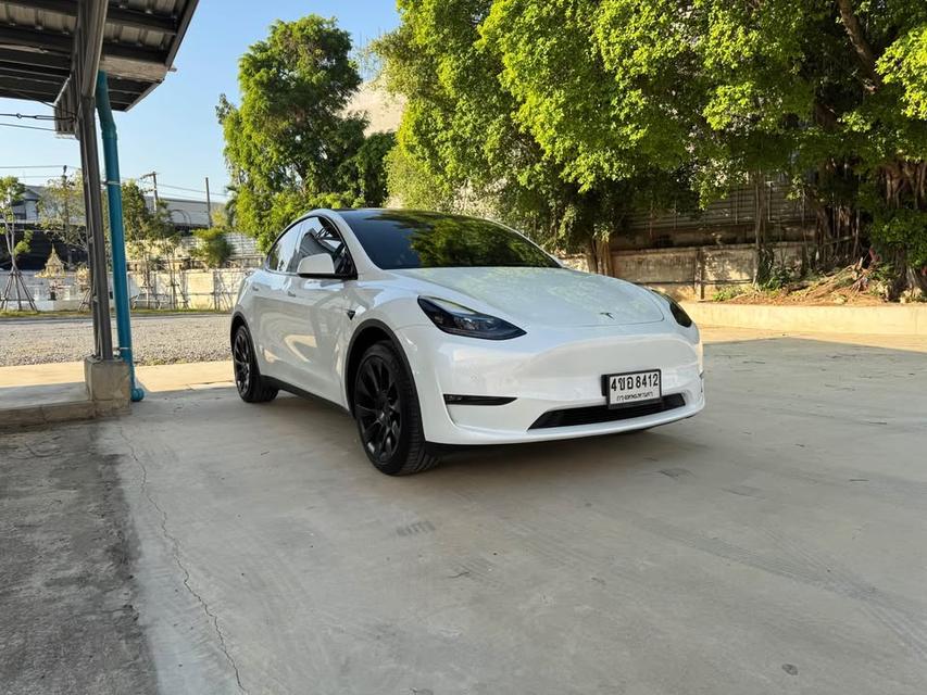 Tesla Model Y สีขาว 9