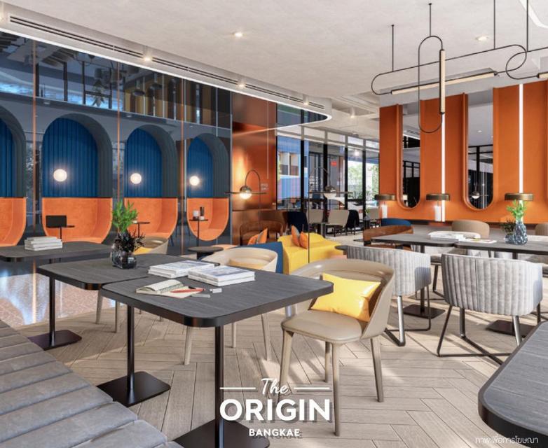 ขายดาวน์เท่าทุน New Condo The Origin Bangkae ใกล้ MRT บางแค 24.30 ตารางเมตร 1 ห้องนอน ชั้น5 ทิศใต้ ตึกC (เลี้ยงสัตว์ได้) แถมเฟอร์นิเจอร์ 5 รายการ 5
