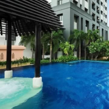 ขายวิสต้า การ์เด้นท์คอนโด 1 ห้องนอน 1 ห้องน้ำ ชั้น 4 สวนกว้าง ห้องใหญ่ 44.7 ตรม. สุขุมวิท71 ใกล้ BTS พระโขนง พร้อมเฟอร์นิเจอร์ 12