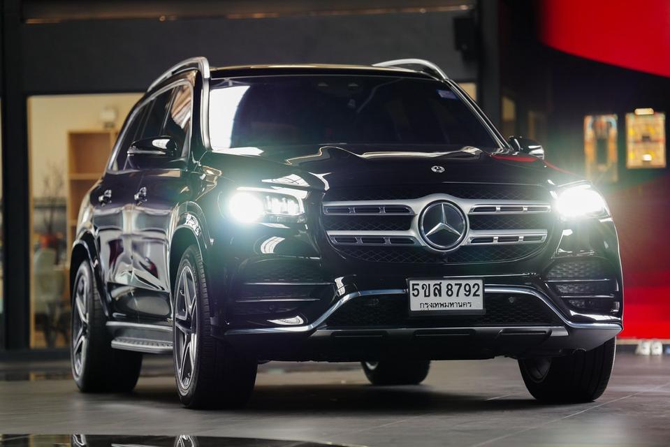 Benz GLS350d AMG Premium 4Matic ปี 2021 สีดำ รถบ้านเจ้าของเดียว เซอร์วิสศูนย์ตรงทุกระยะ รูปที่ 3