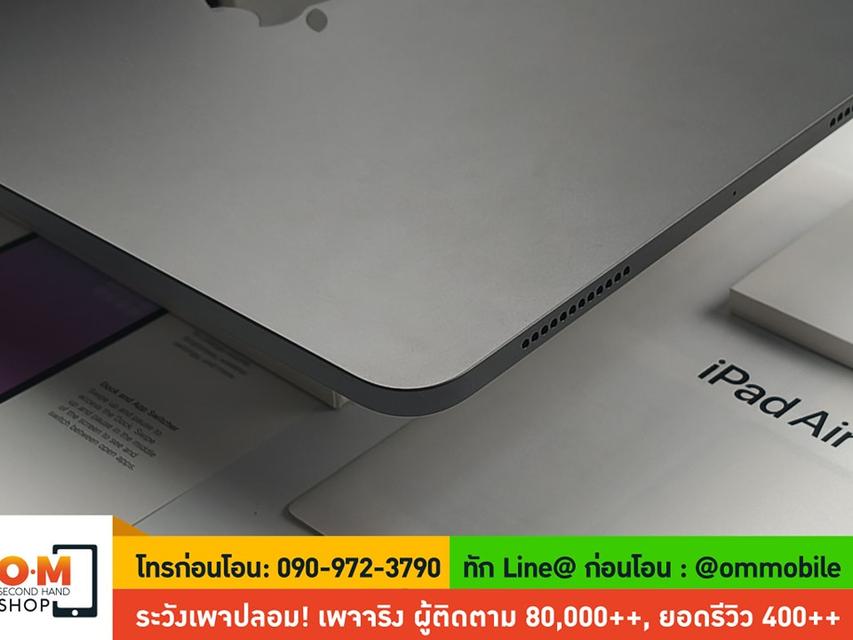 ขาย/แลก iPad Air5 64GB Wifi Space Gray ศูนย์ไทย ประกันศูนย์ สภาพสวยมาก ครบกล่อง เพียง 12,990 บาท  2