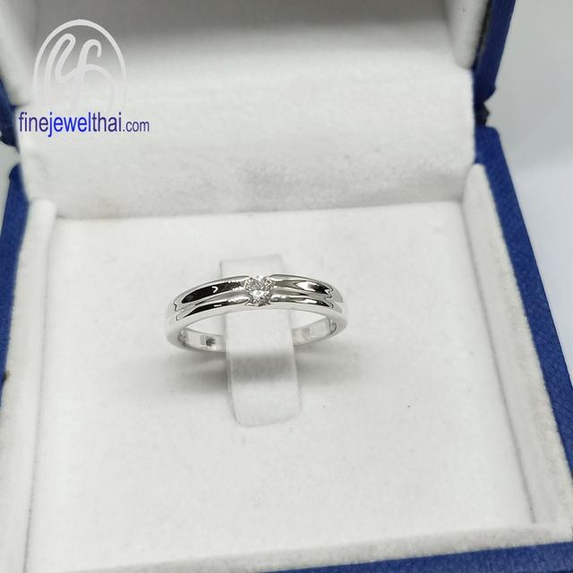 Finejewelthai แหวนเงินแท้ แหวนเพชรCZ เพชรสังเคราะห์ - R1207cz 4