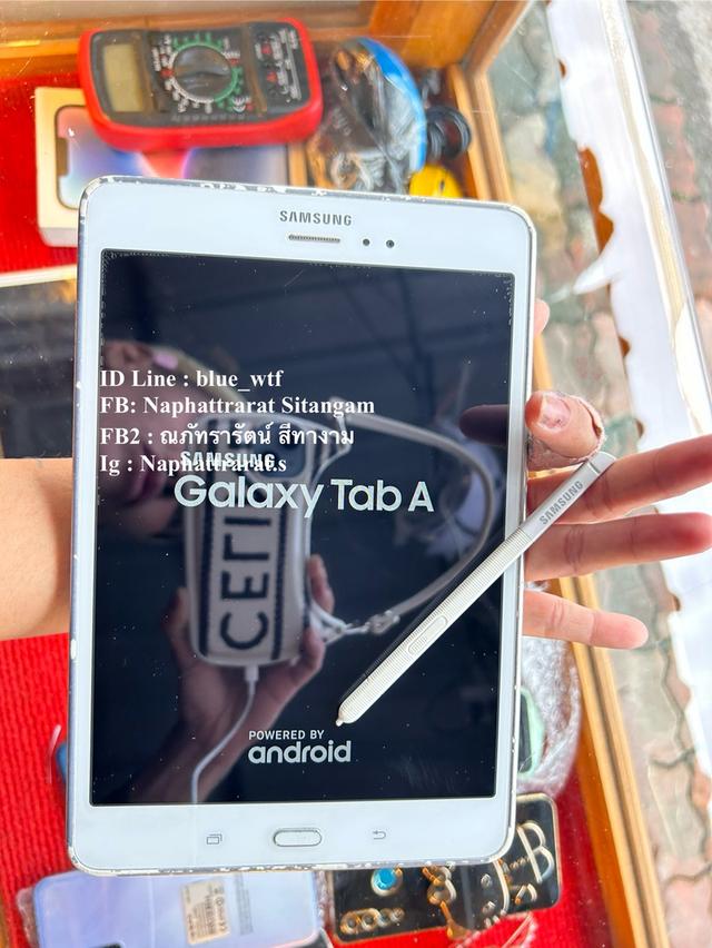 Samsung Tab A 8.0  With Spen  จอ8นิ้วรองรับ4G ใส่ซิมโทรได้ ปากกาในตัว ใช้งานปกติ