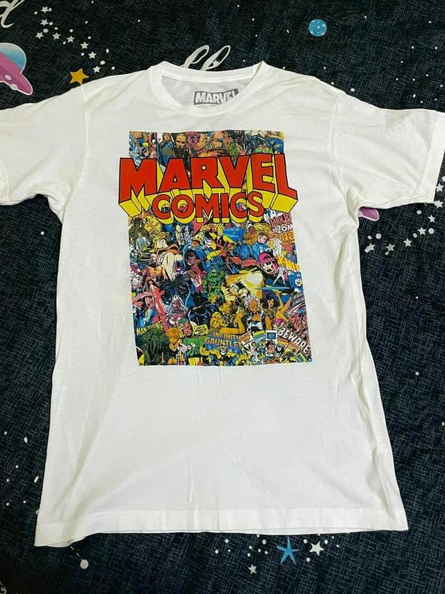 เสื้อยืดขาว Marvel