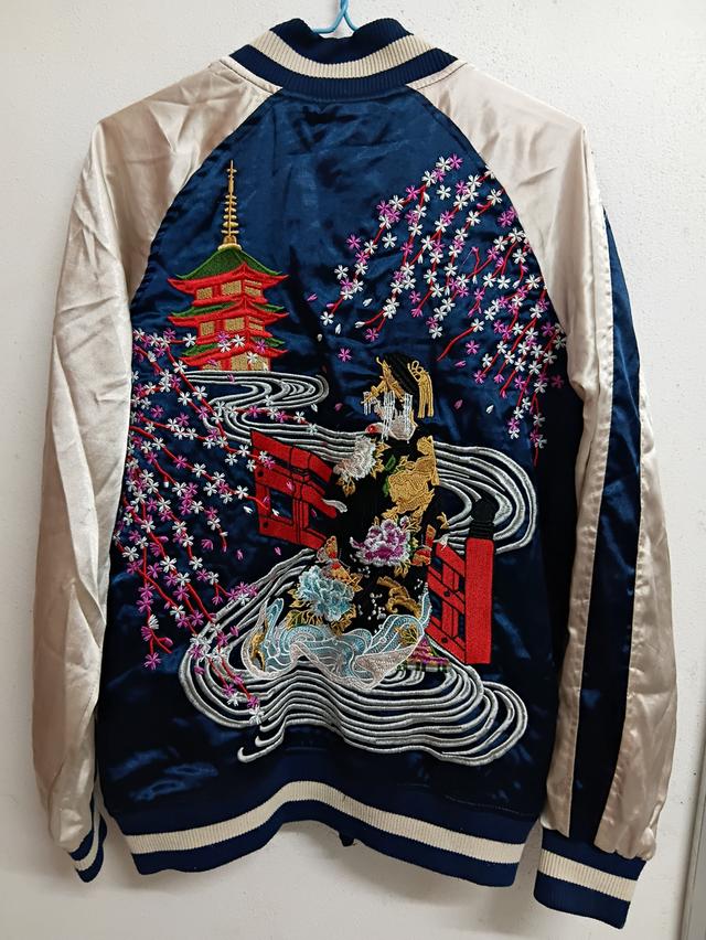 เสื้อ sukajan jacket เสื้อปักลายญี่ปุ่น รอบอก44ยาว29 รูปที่ 2