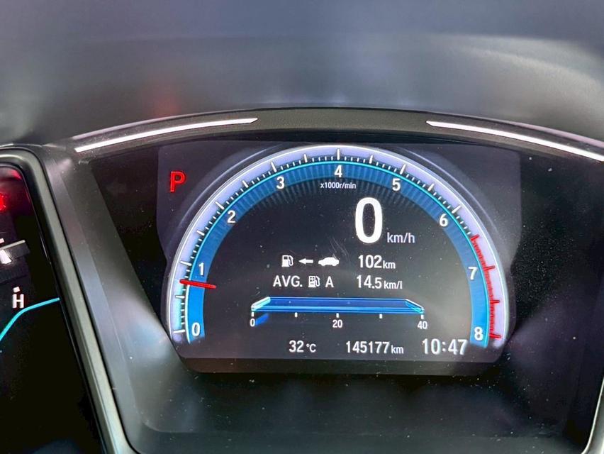HONDA CIVIC 1.5 TURBO HATCHBACK TOP ปี2019 สีขาว มือเดียว 6