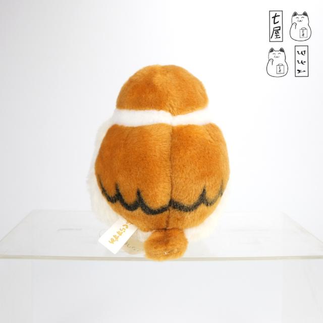ตุ๊กตา นกอ้วน นกกระจอกบ้าน 🐦 Brown・Eurasian Tree Sparrow Bird・YELL・Fukuradori・Mascot 13 cm 💤 รูปที่ 5