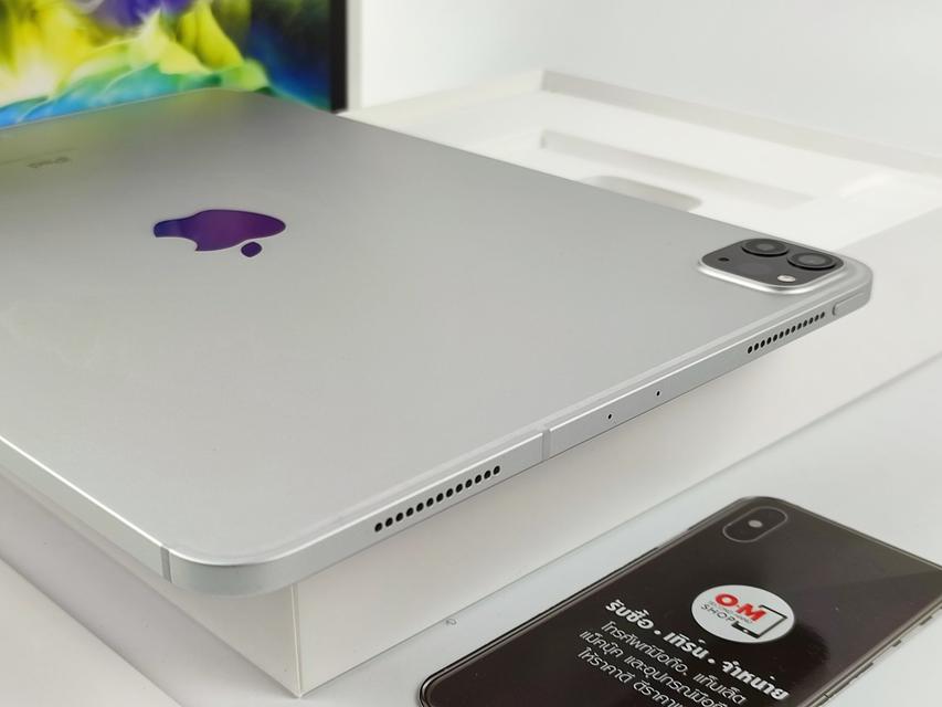 ขาย/แลก iPad Pro (2020) 11นิ้ว 128 สี Silver (Wifi+Cellular) ศูนย์ไทย ประกันศูนย์ สวยมาก แท้ ครบกล่อง เพียง 22,900 บาท  2