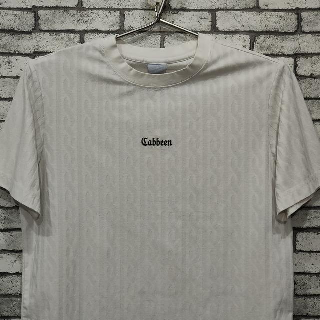 เสื้อยืดแขนสั้น Cabbeen ลายทอเต็มตัว ไซส์ S รูปย่อยที่ 2
