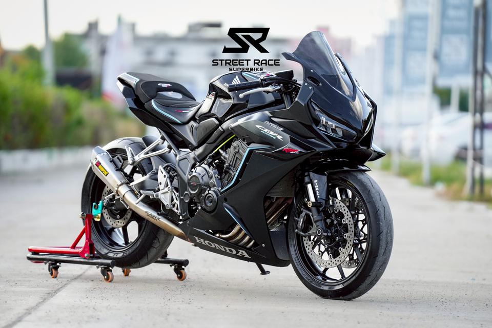 🔥 เข้าใหม่! CBR650R ปี 2023 แต่งเต็ม หล่อขั้นสุด! 🔥 🏍️ Honda CBR650R | ปี 2023 | สีดำ-ฟ้า สปอร์ตดุดัน ขี่แล้วสะดุดตาทุกมุม! 10