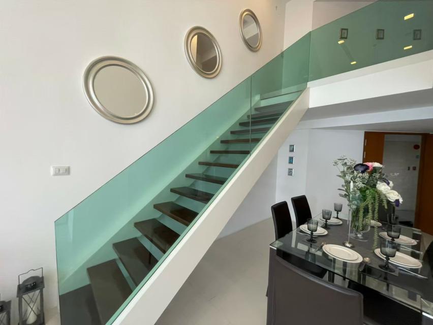 ขายคอนโดหรูติดชายหาดพัทยา ห้องDuplex โครงการThe Sanctuary WongAmat ติดทะเล ห้อง Duplex ขนาดใหญ่ 139 ตร.ม. ชั้น 7 6