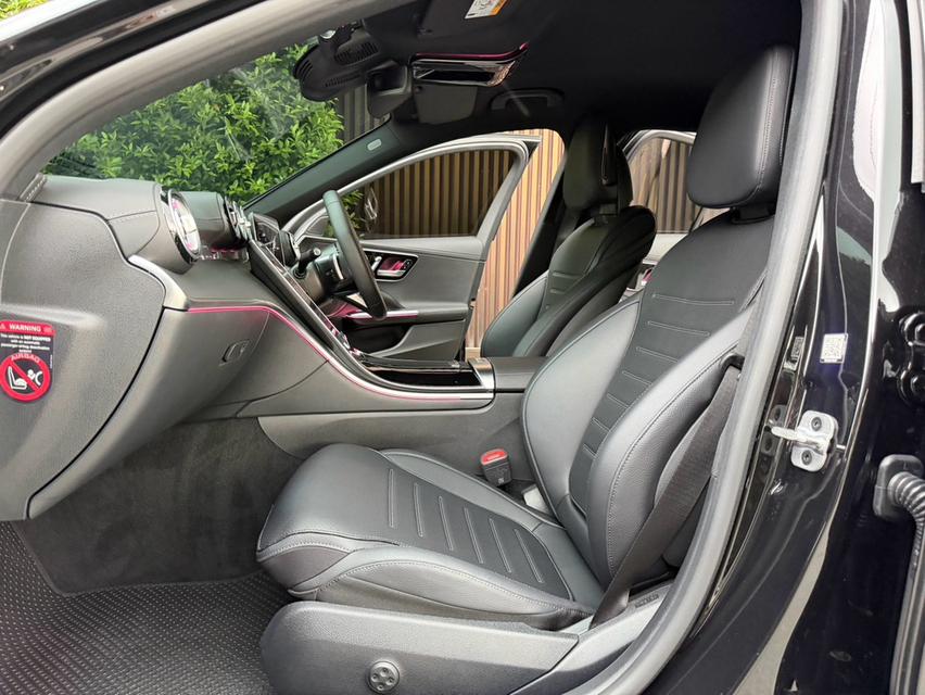 Mercedes Benz C 220d AMG Line 2024 สีดำ 🚗รถสวยมือเดียว สีเดิม รูปที่ 6
