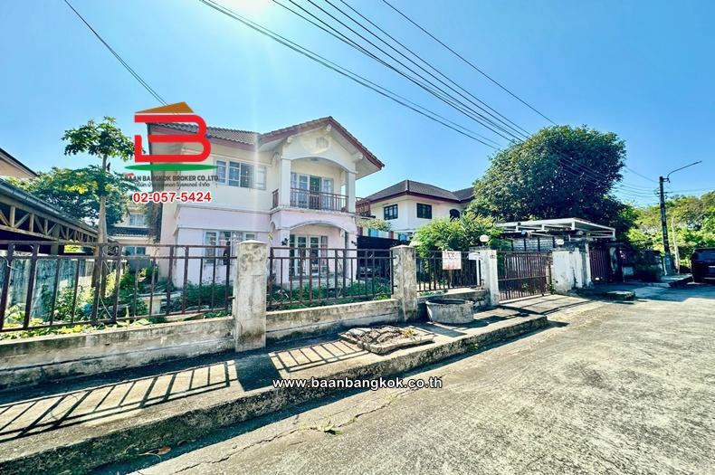 บ้านเดี่ยว เนื้อที่ 70 ตร.ว. หมู่บ้าน นันท์นลิน ปาร์คโฮม เฟส 3 (ซอยคู้-คลองสิบ 2) ถนนมิตรไมตรี แขวงคู้ฝั่งเหนือ เขตหนองจอก 3