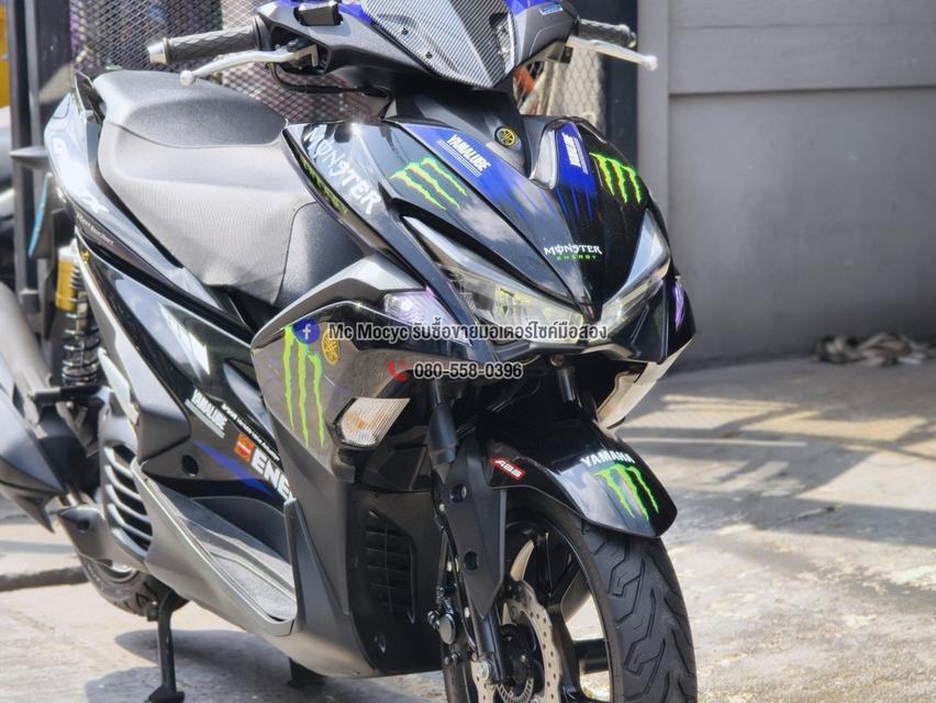 Aerox Monster 2020 รถบ้านแท้มือเดียวเครื่องเดิม กุญแจบุคเซอวิสครบ เล่มเขียวชุดโอนครบ No1340 รูปที่ 9