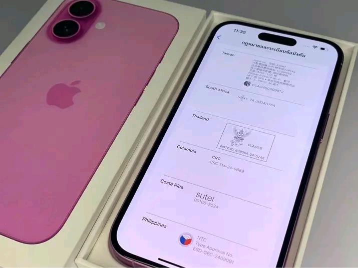 iPhone 16 128GB สี Pink Model ZP 8