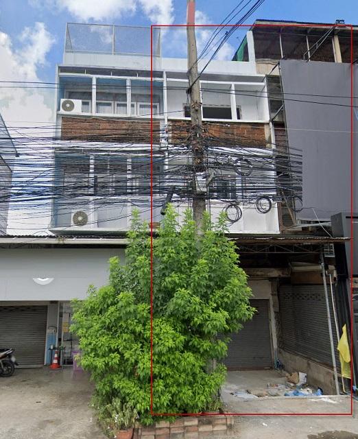 เซ็นทรัล ฉะเชิงเทรา 2.8 กม. ขาย-เช่าอาคารพาณิชย์ 3.5 ชั้น ปรับปรุง ทาสีใหม่ 25 ตร.วา.305 ตร.ม.3 นอน 2 น้ำ ทำเลดี ติดถนน  1
