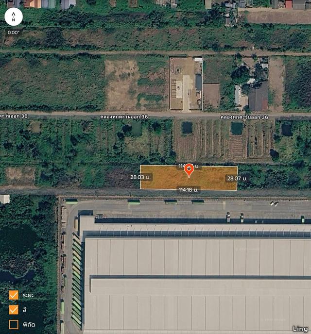 ขายด่วนที่ดินติดคลังBig c 2 ไร่ ติดถนนดิน ถมแล้ว คลองหก ตอ.36 คลองหลวง ปทุมธานี 6