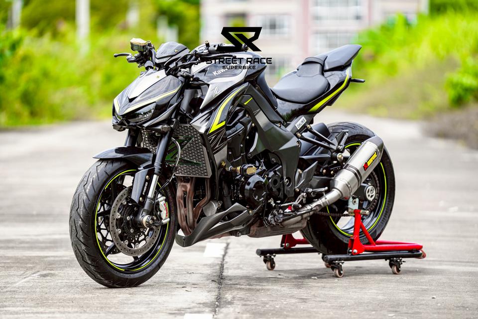 🏍️Kawasaki z1000r edition ปี 2019 🔥  สีดำ หล่อเข้ม สภาพดี ของแต่ง เน้นๆ+ท่อคู่ akrapovic แท้  รูปที่ 14