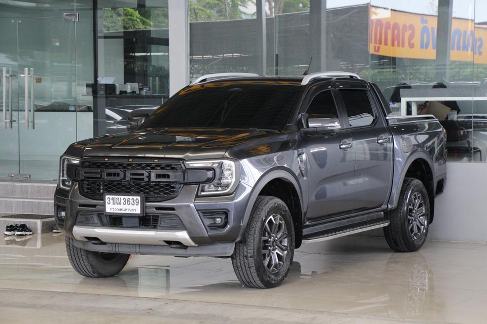 รหัสรถ TKG3639 FORD RANGER 2.0 BI-TURBO HIRIDER WILDTRACK AUTO ปี 2022