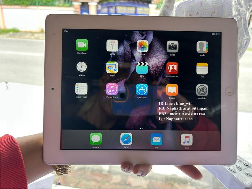 IPad2 16GB TH สีขาว wifi เครื่องศูนย์ไทย สภาพสวยแบตดี โหลดแอพได้ ใช้งานปกติ