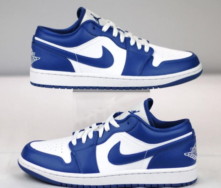 รองเท้าผ้าใบ Nike Air jordan 1low Marina blue 2