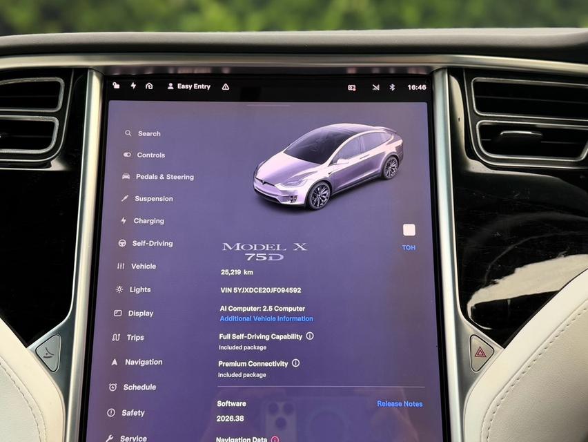 TESLA MODEL X 75D AWD ปี 2018 รูปที่ 19