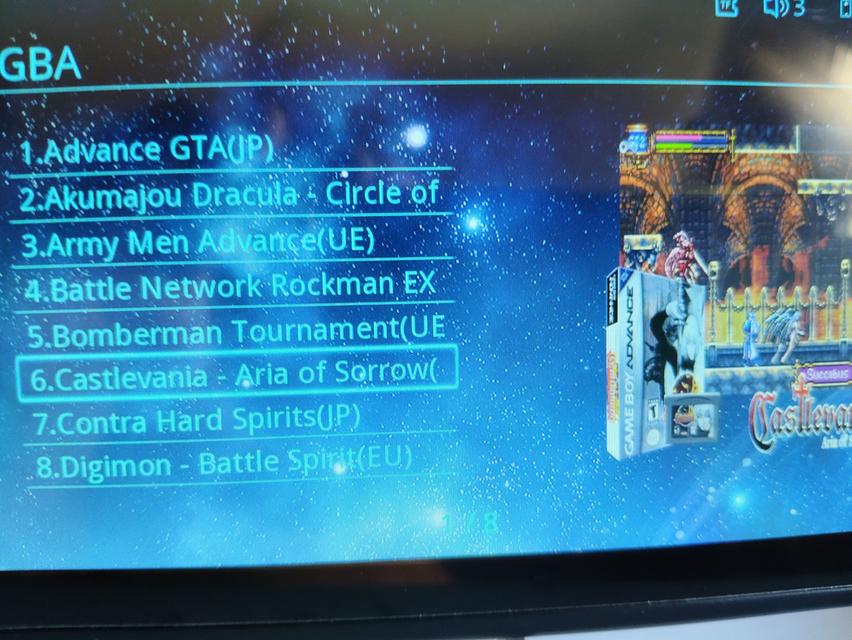 Games คอนโซล7"รวมเกมส์เก่า fc/sfc/md/gb/gba/ps รูปที่ 6