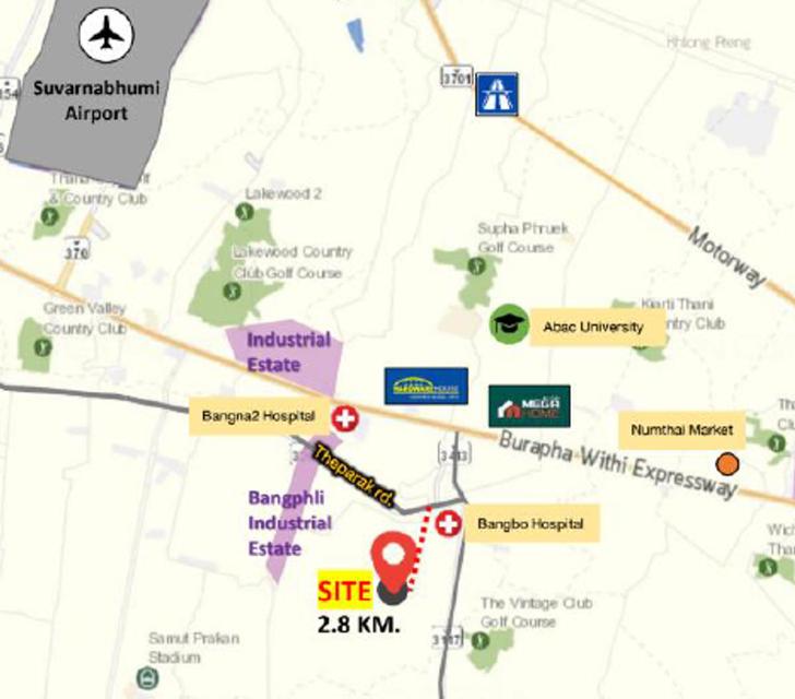 ขายที่ดิน บางบ่อ ซ.วโรชา