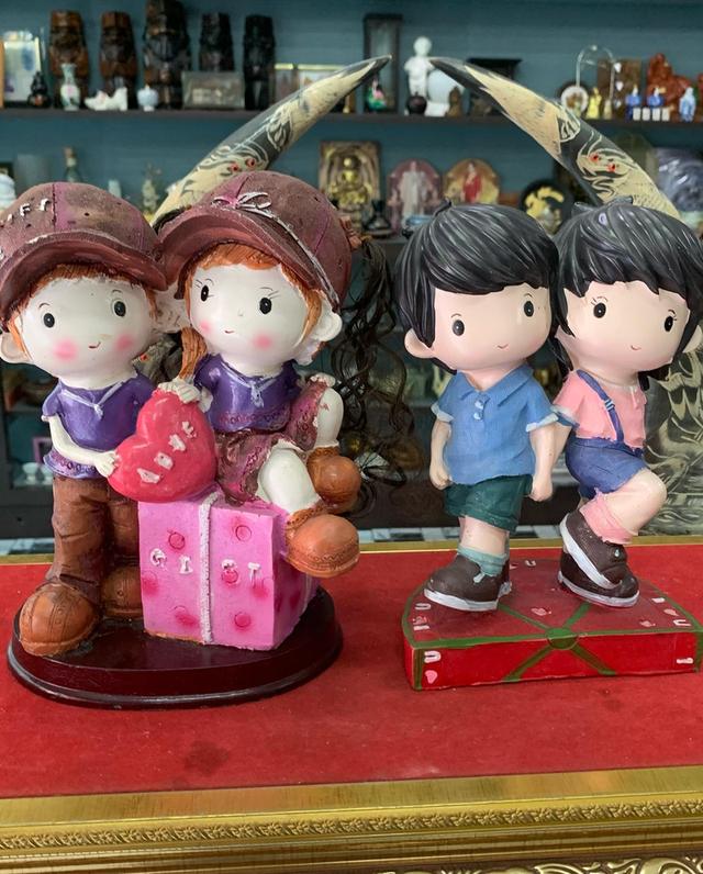ตุ๊กตาไฟเบอร์ 2 ชิ้น 6