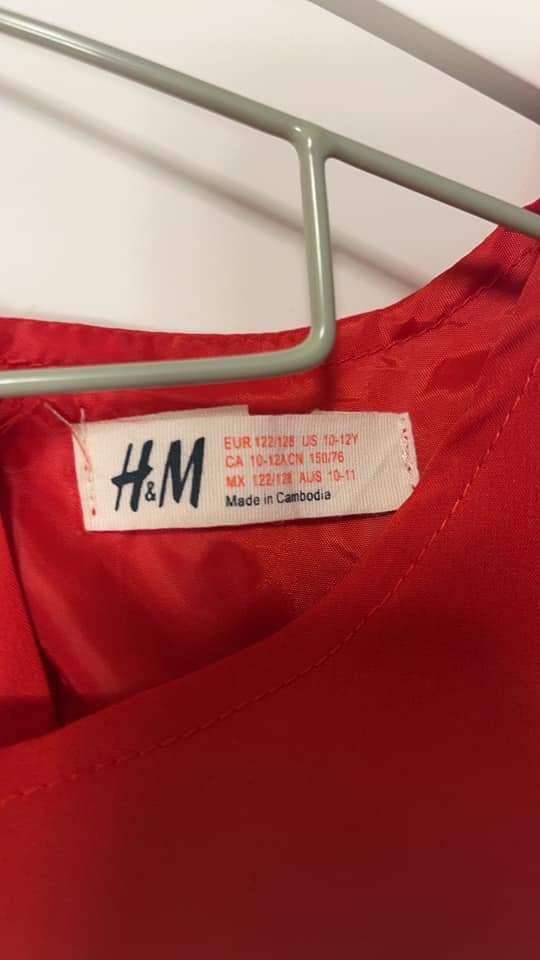 เดรสแดง H&M 3
