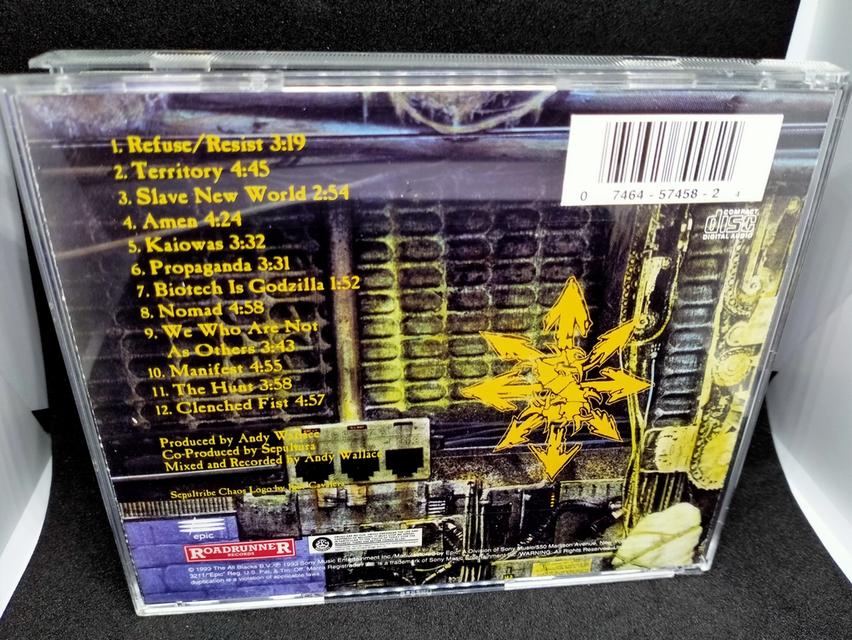 Sepultura ชุด Chaos A.D. ซีดีเพลง Cd Audio 2