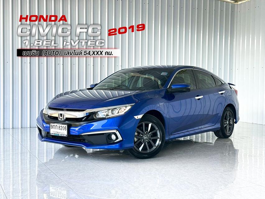 รถมือเดียวสภาพสวย วิ่งน้อย 54,222 ฟรีดาวน์ Honda Civic FC 1.8EL เบนซิน