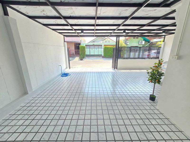 หมู่บ้านอัญชลี ทำเลสนามบินน้ำ ใกล้กองสลาก บ้านชั้นเดียว ตกแต่งใหม่พร้อมอยู่ หน้าบ้านกว้าง 8 เมตร ใกล้เซ็ลทรัลรัตนาธิเบศร์ 3