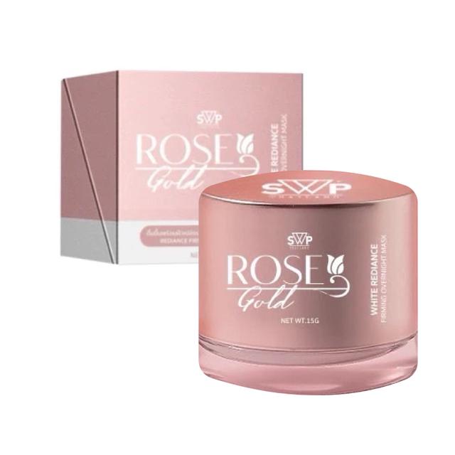 Rose Gold White Redaince Firming overnight mask มาร์กหน้าโรสโกลด์ 15 กรัม 2