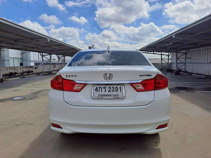 Honda City 1.5 SV รุ่นTop ปี 2015 สีขาว รถมือเดียวออกห้างป้ายแดง ใช้น้อยไมล์แท้ 72,xxx  กิโล 4