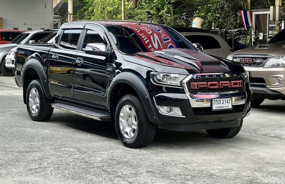 FORD RANGER ปี2018 รุ่น 2.2 XLT HI-RIDER 4ประตู เกียร์ออโต้ สีดำ ( Absolute Black)