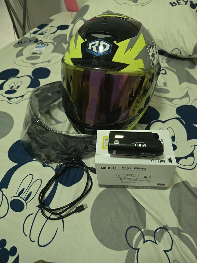 กล้องMufu v20s + หมวกกันน็อค 3